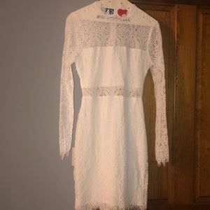 White Laced dress from Lulus online